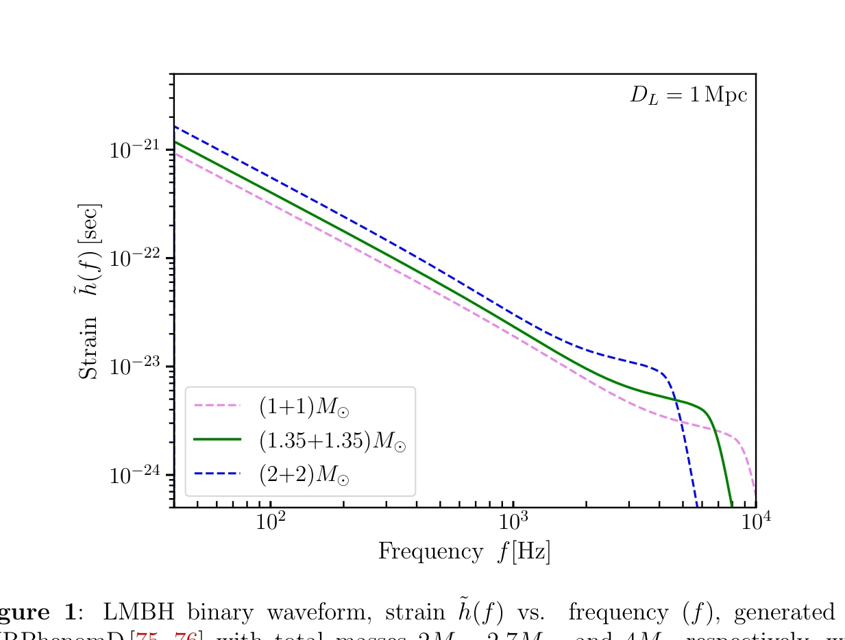 Figure 1: LMBH binary waveform